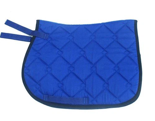 Biru tersuai Quilting Kuda Saddle pad